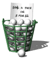 golf balls basket for sale md wht
