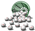 golf balls basket tipped over md wht
