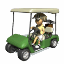 woman driving golf cart md wht