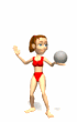 female swimmingsuit tossing volleyball md wht