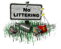 no littering md wht