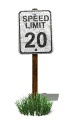 speed limit speed 20 md wht