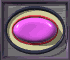 button oval purple md wht