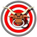 bullseye target blink md wht