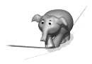 elephant tightrope md wht