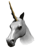 unicorn head md wht