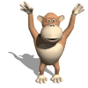 ape jumping for joy md wht