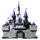 castle with pennants sm wht