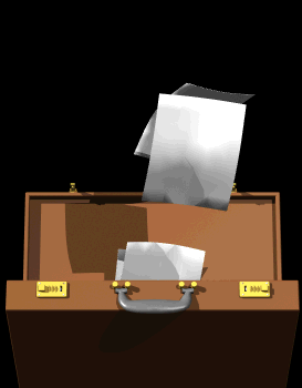 briefcase papers fly hg blk