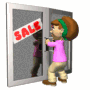 woman shaking doors sale md wht