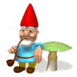 gnome mushroom smoking pipe md wht