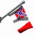 confederate flag third national fo md wht