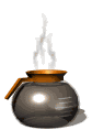 coffee pot steaming md wht