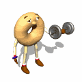 bagel pumping iron md wht