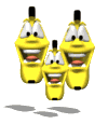 cartoon family of bananas bounce md wht