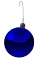 blue ornament swinging md wht