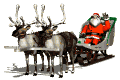 reindeer santa waving md wht