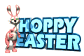 hoppy easter bunny md wht