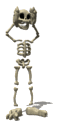 skeleton with loose head md wht