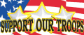 support our troops flag md wht