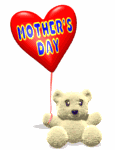 mothers day balloon teddy bear md wht