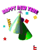 party hat new year md wht