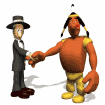 pilgrim and indian shaking hands md wht