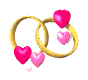 two rings hearts md wht