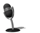 desk microphone sway md wht