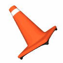 traffic cone spinning md wht