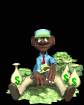 accountant playing in money sm blk
