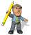 accountant raising pencil ty wht  st