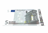 5 euro bill rotating md wht