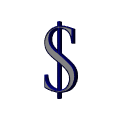 dollar symbol rotating md wht