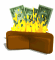 wallet burning money md wht