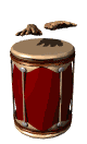 bongo drum md wht
