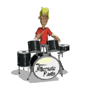 punk drummer playing set md wht