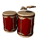 two bongo drums md wht