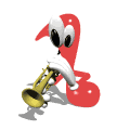 music note playing trumpet md wht