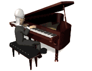 pianist playing piano md wht