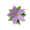 pretty flower purple md wht