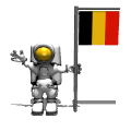 astronaut flag wave belgium md wht