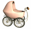 baby carriage rolling md wht