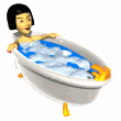 asian girl bathing tub md wht