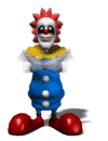 clown making balloon animals md wht