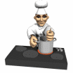chef dominick oven range stir md wht