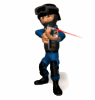 swat guy aiming gun laser md wht