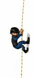 swat guy rope repelling md wht