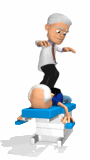 chiropractor jumping on table md wht