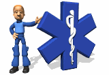 paramedic spinning star of life md wht